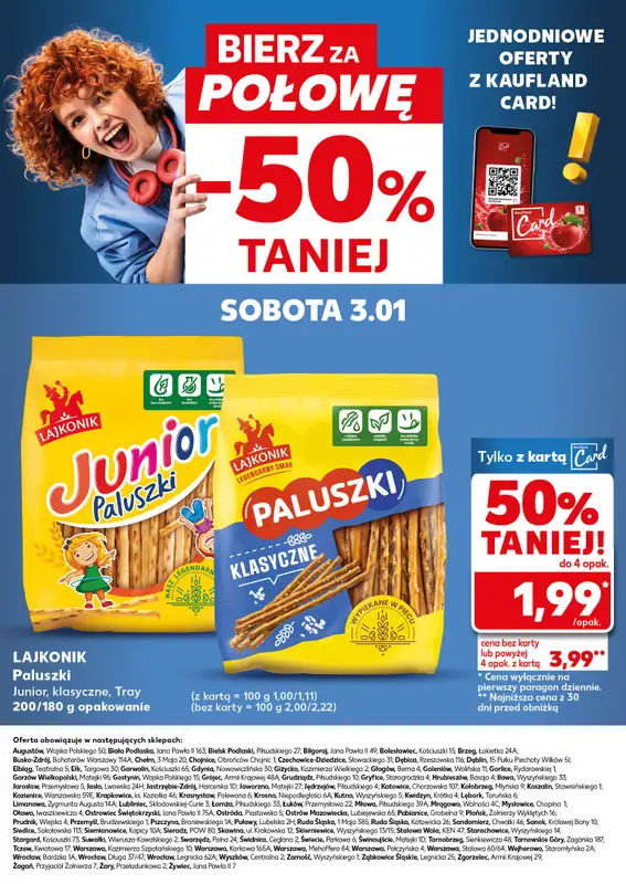 Kaufland - gazetka promocyjna Oferta Kaufland - SUPER SOBOTA od soboty 03.01 do soboty 03.01 - strona 26