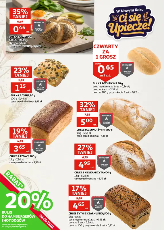 Auchan - gazetka promocyjna Gazetka Racibórz I Nowy Rok, nowe niższe ceny od piątku 02.01 do wtorku 13.01 - strona 13