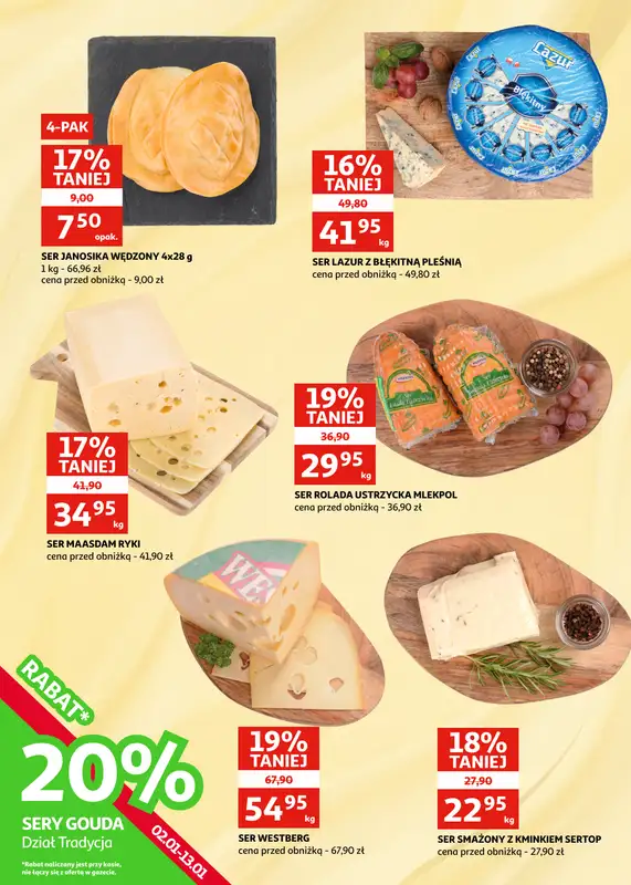 Auchan - gazetka promocyjna Gazetka Zielona Góra I Nowy Rok, nowe niższe ceny od piątku 02.01 do wtorku 13.01 - strona 15