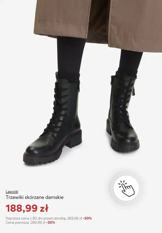 CCC - gazetka promocyjna Wyprzedaż na wszystkie trzewiki od wtorku 30.12  - strona 6