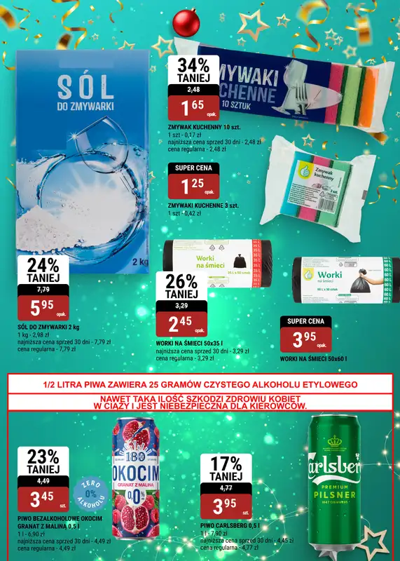 bi1 - gazetka promocyjna Gazetka Wałbrzych I Nowy Rok, nowe niższe ceny od piątku 02.01 do wtorku 13.01 - strona 24