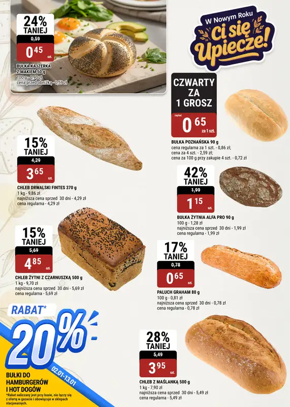 bi1 - gazetka promocyjna Gazetka Wałbrzych I Nowy Rok, nowe niższe ceny od piątku 02.01 do wtorku 13.01 - strona 13