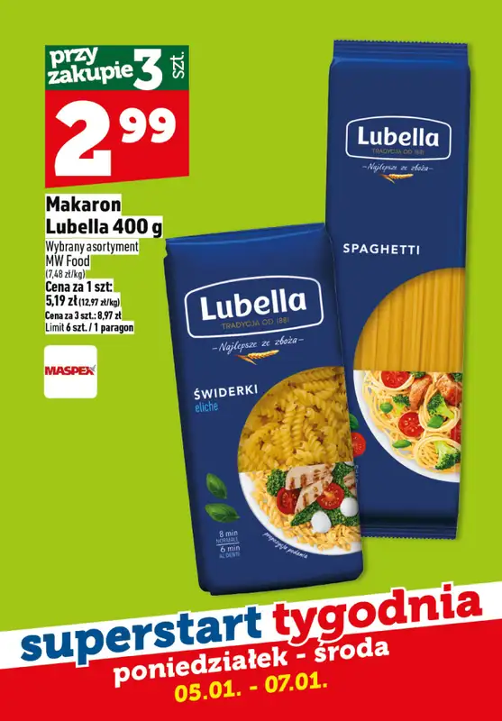 TOPAZ - gazetka promocyjna Superstart tygodnia od 05.01. od poniedziałku 05.01 do środy 07.01 - strona 3