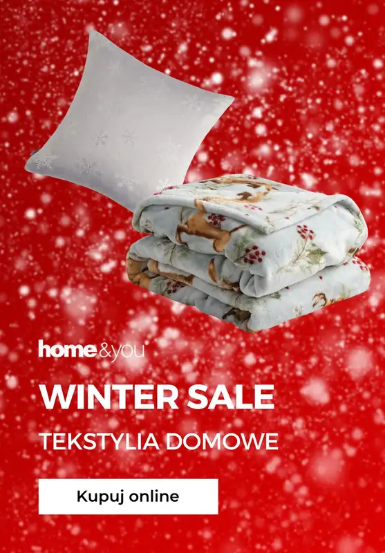 home&you - gazetka promocyjna Tekstylia w supercenach  