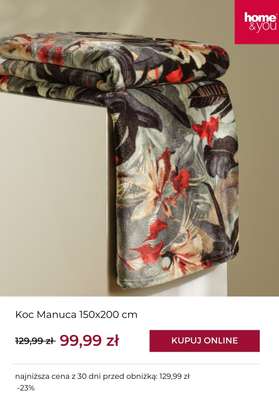 home&you - gazetka promocyjna Tekstylia w supercenach od wtorku 30.12  - strona 6