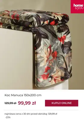 home&you - gazetka promocyjna Tekstylia w supercenach od wtorku 30.12  - strona 6