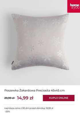 home&you - gazetka promocyjna Tekstylia w supercenach od wtorku 30.12  - strona 12