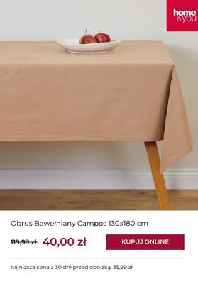 home&you - gazetka promocyjna Tekstylia w supercenach od wtorku 30.12  - strona 5