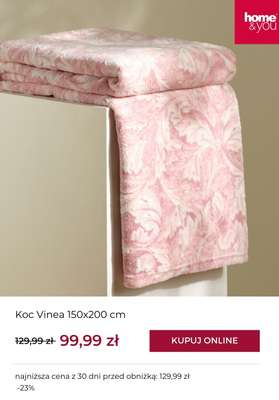 home&you - gazetka promocyjna Tekstylia w supercenach od wtorku 30.12  - strona 2