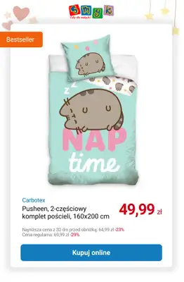 Smyk - gazetka promocyjna Do -50% na dziecięce tekstylia od wtorku 30.12 do poniedziałku 12.01 - strona 3