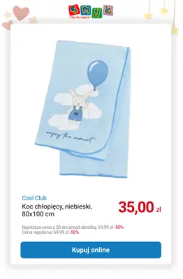 Smyk - gazetka promocyjna Do -50% na dziecięce tekstylia od wtorku 30.12 do poniedziałku 12.01 - strona 2