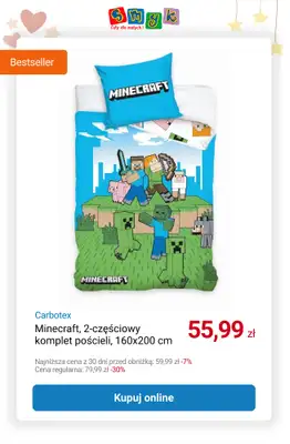 Smyk - gazetka promocyjna Do -50% na dziecięce tekstylia od wtorku 30.12 do poniedziałku 12.01 - strona 4