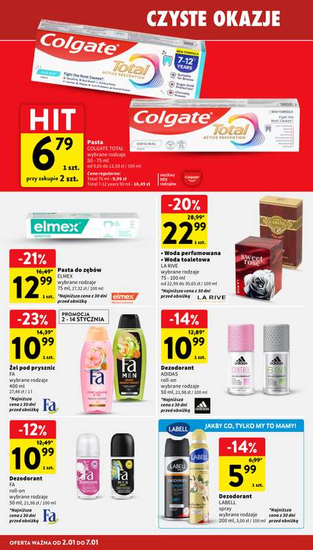 Intermarche - gazetka promocyjna Gazetka od piątku 02.01 do środy 07.01 - strona 38