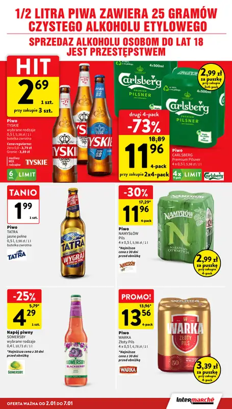 Intermarche - gazetka promocyjna Gazetka od piątku 02.01 do środy 07.01 - strona 31