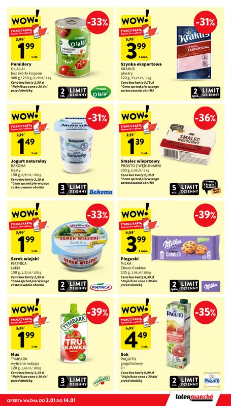 Intermarche - gazetka promocyjna Gazetka od piątku 02.01 do środy 07.01 - strona 7