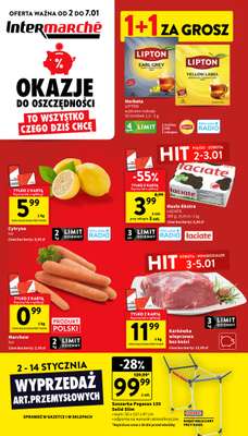 Intermarche - gazetka promocyjna Gazetka od piątku 02.01 do środy 07.01