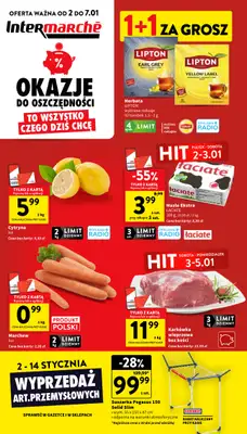 Intermarche - gazetka promocyjna Gazetka od piątku 02.01 do środy 07.01