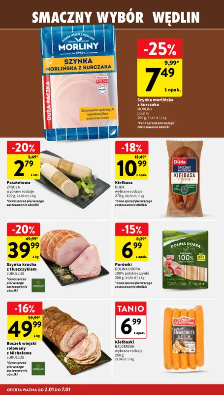 Intermarche - gazetka promocyjna Gazetka od piątku 02.01 do środy 07.01 - strona 14