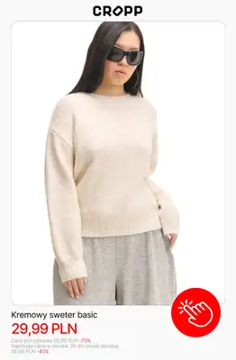 Cropp - gazetka promocyjna Wyprzedaż do -50% | Dla Niej od wtorku 30.12  - strona 4