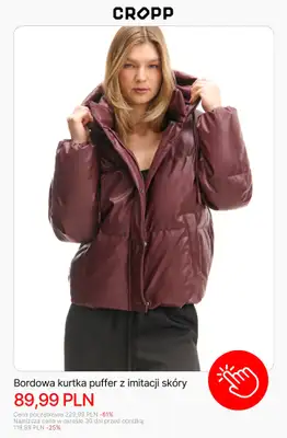 Cropp - gazetka promocyjna Wyprzedaż do -50% | Dla Niej od wtorku 30.12  - strona 8