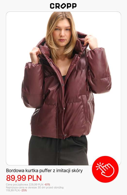 Cropp - gazetka promocyjna Wyprzedaż do -50% | Dla Niej od wtorku 30.12  - strona 8