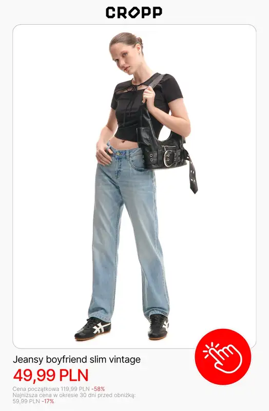 Cropp - gazetka promocyjna Wyprzedaż do -50% | Dla Niej od wtorku 30.12  - strona 10