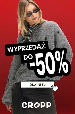 Cropp - gazetka promocyjna Wyprzedaż do -50% | Dla Niej od wtorku 30.12 
