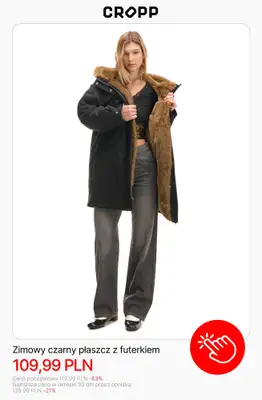 Cropp - gazetka promocyjna Wyprzedaż do -50% | Dla Niej od wtorku 30.12  - strona 11