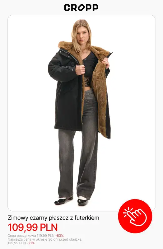Cropp - gazetka promocyjna Wyprzedaż do -50% | Dla Niej od wtorku 30.12  - strona 11