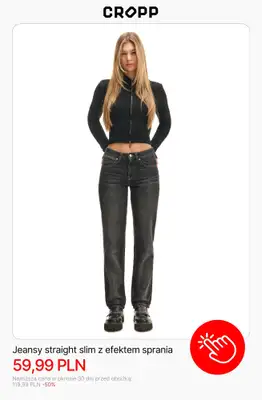 Cropp - gazetka promocyjna Wyprzedaż do -50% | Dla Niej od wtorku 30.12  - strona 5