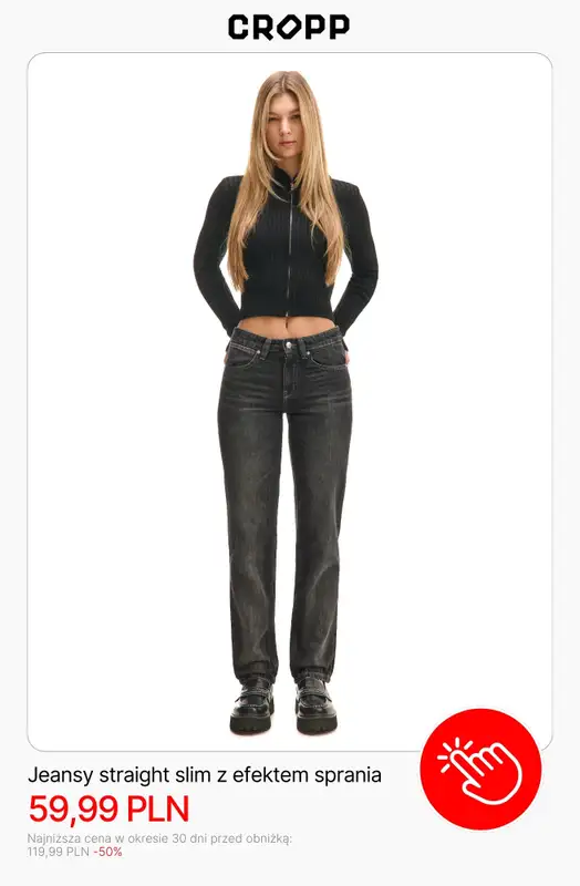 Cropp - gazetka promocyjna Wyprzedaż do -50% | Dla Niej od wtorku 30.12  - strona 5