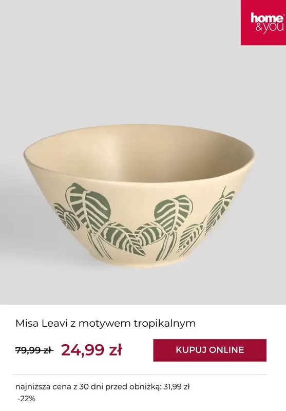 home&you - gazetka promocyjna SALE do 39,99 zł   - strona 2