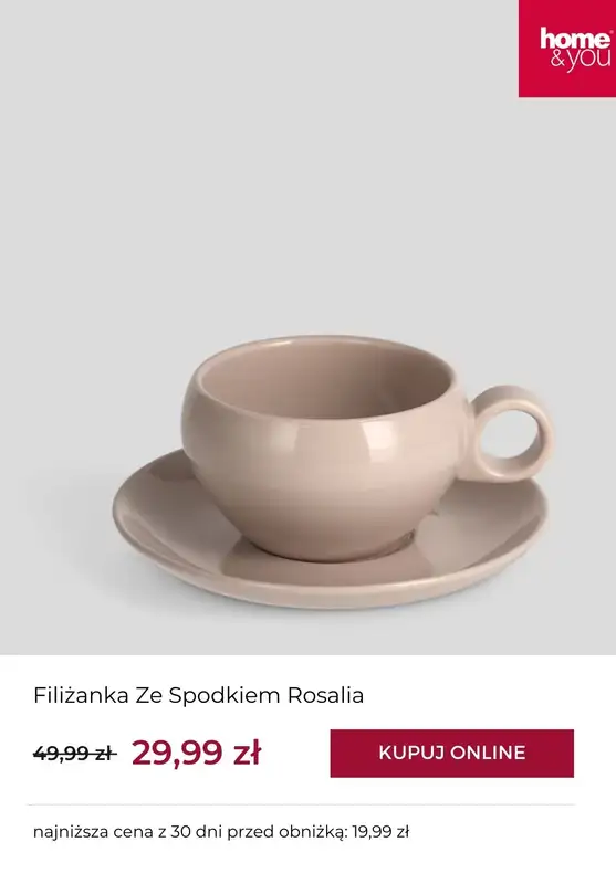 home&you - gazetka promocyjna SALE do 39,99 zł od wtorku 30.12  - strona 6