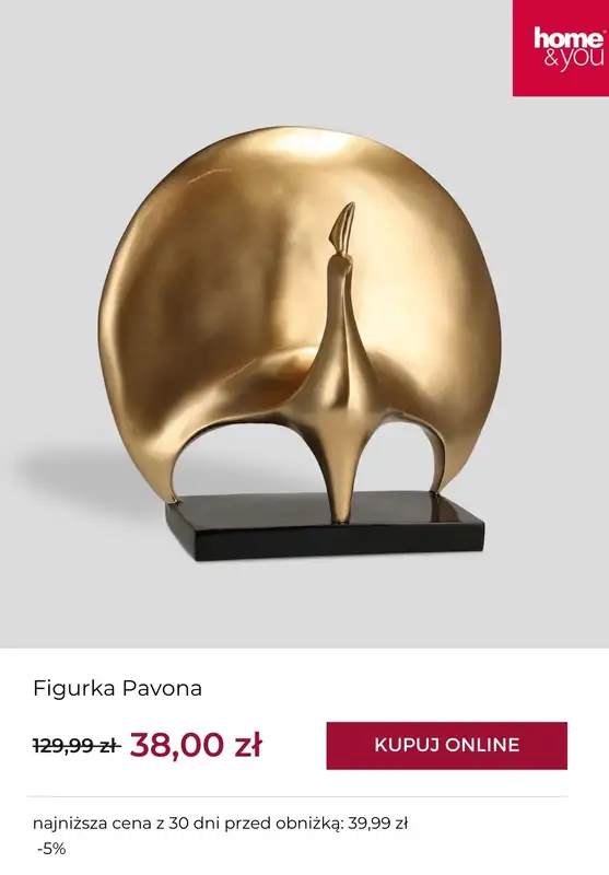 home&you - gazetka promocyjna SALE do 39,99 zł od wtorku 30.12  - strona 12