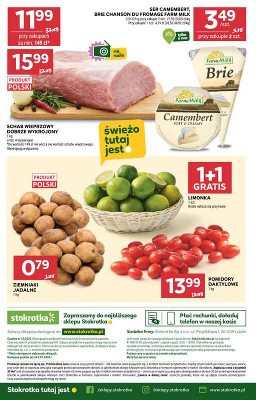 Stokrotka - gazetka promocyjna Gazetka Supermarket od poniedziałku 05.01 do środy 07.01 - strona 20