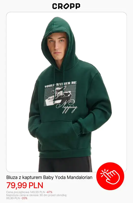 Cropp - gazetka promocyjna Wyprzedaż do -50% | Dla Niego od wtorku 30.12  - strona 2