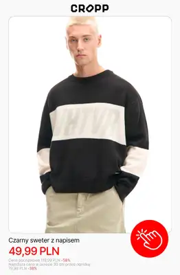 Cropp - gazetka promocyjna Wyprzedaż do -50% | Dla Niego od wtorku 30.12  - strona 10