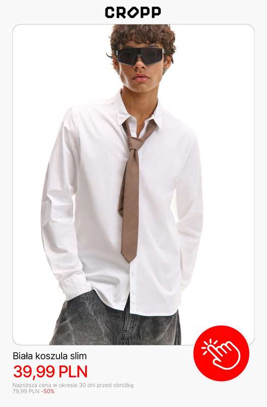 Cropp - gazetka promocyjna Wyprzedaż do -50% | Dla Niego od wtorku 30.12  - strona 9