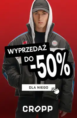 Cropp - gazetka promocyjna Wyprzedaż do -50% | Dla Niego od wtorku 30.12 