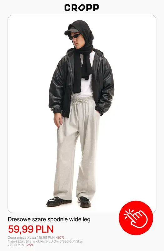 Cropp - gazetka promocyjna Wyprzedaż do -50% | Dla Niego od wtorku 30.12  - strona 5