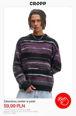 Cropp - gazetka promocyjna Wyprzedaż do -50% | Dla Niego od wtorku 30.12  - strona 6