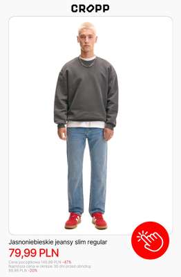 Cropp - gazetka promocyjna Wyprzedaż do -50% | Dla Niego od wtorku 30.12  - strona 7