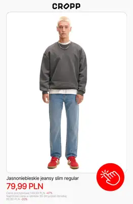 Cropp - gazetka promocyjna Wyprzedaż do -50% | Dla Niego od wtorku 30.12  - strona 7