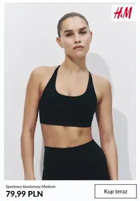 H&M - gazetka promocyjna Odzież fitness od wtorku 30.12  - strona 12