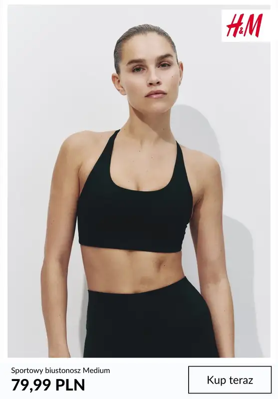 H&M - gazetka promocyjna Odzież fitness od wtorku 30.12  - strona 12