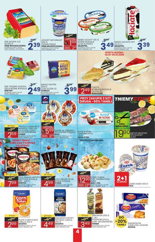 Wafelek - gazetka promocyjna Gazetka od piątku 02.01 do soboty 10.01 - strona 4