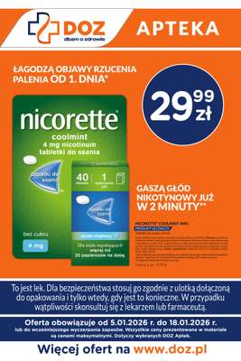 DOZ.PL - gazetka promocyjna Gazetka od poniedziałku 05.01 do niedzieli 18.01