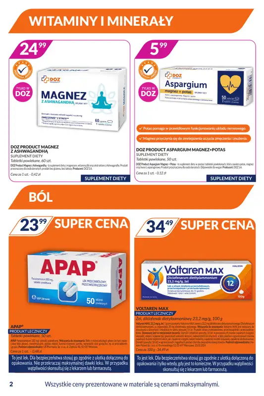 DOZ.PL - gazetka promocyjna Gazetka od poniedziałku 05.01 do niedzieli 18.01 - strona 2