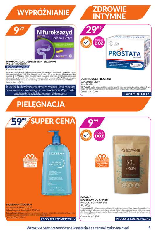 DOZ.PL - gazetka promocyjna Gazetka od poniedziałku 05.01 do niedzieli 18.01 - strona 5