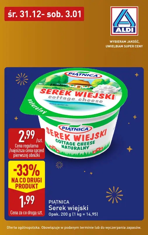 Aldi - gazetka promocyjna Przywitaj nowy rok w super cenach Aldi! od środy 31.12 do soboty 03.01 - strona 6